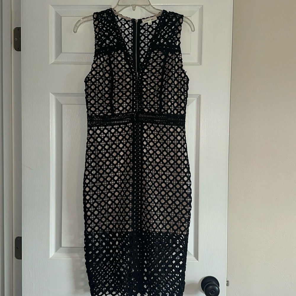 Black cocktail dress